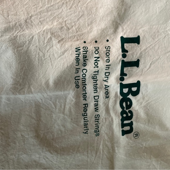 Vintage LL Bean Down Comforter Storage Drawstring Bag Only - Picture 2 of 5